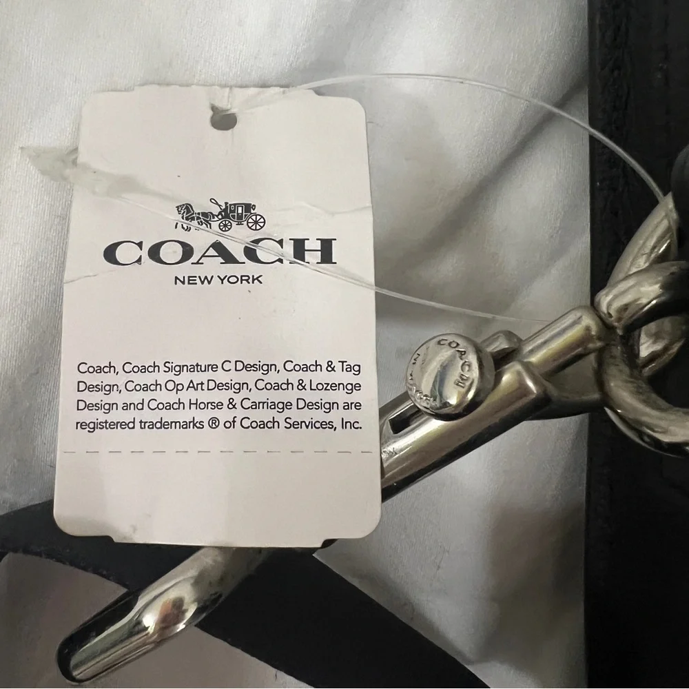 NWT Coach Beckett Structured Briefcase Black w/ Laptop Pocket 🖤 Slight Indent